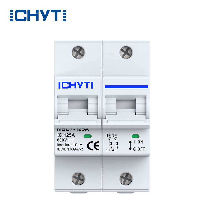 Non polarity 125A DC MCB